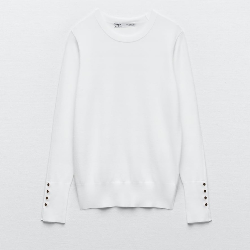 White Zara Sweater